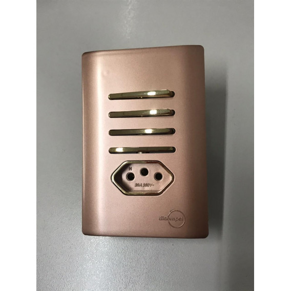 Conjunto Quadruplo Paralelo + tomada 10A 4x2 - Novara Ouro Rose